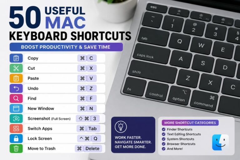 Useful Mac Keyboard Shortcuts